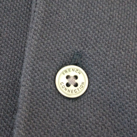 French Connection Dark Blue Polo Shirt - Picture 8 of 8